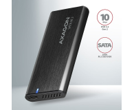 Axagon EEM2-SBC, USB-C 3.2 Gen 2 - M.2 SATA SSD RAW box, bezśrubowy - 1353419 - zdjęcie 7